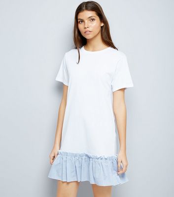 peplum t shirt dress