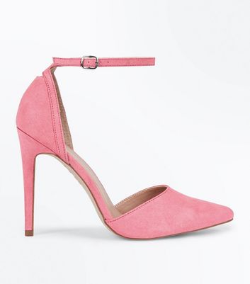 New look pink suede shoes online