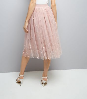 Pink Tulle Midi Skirt | New Look