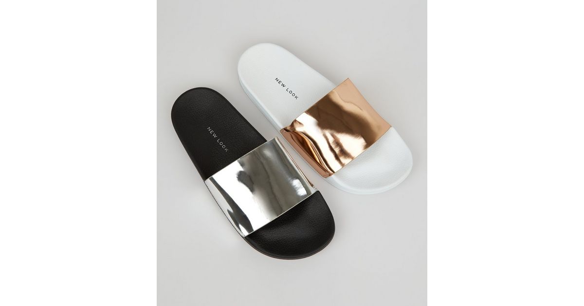 metallic pool sliders