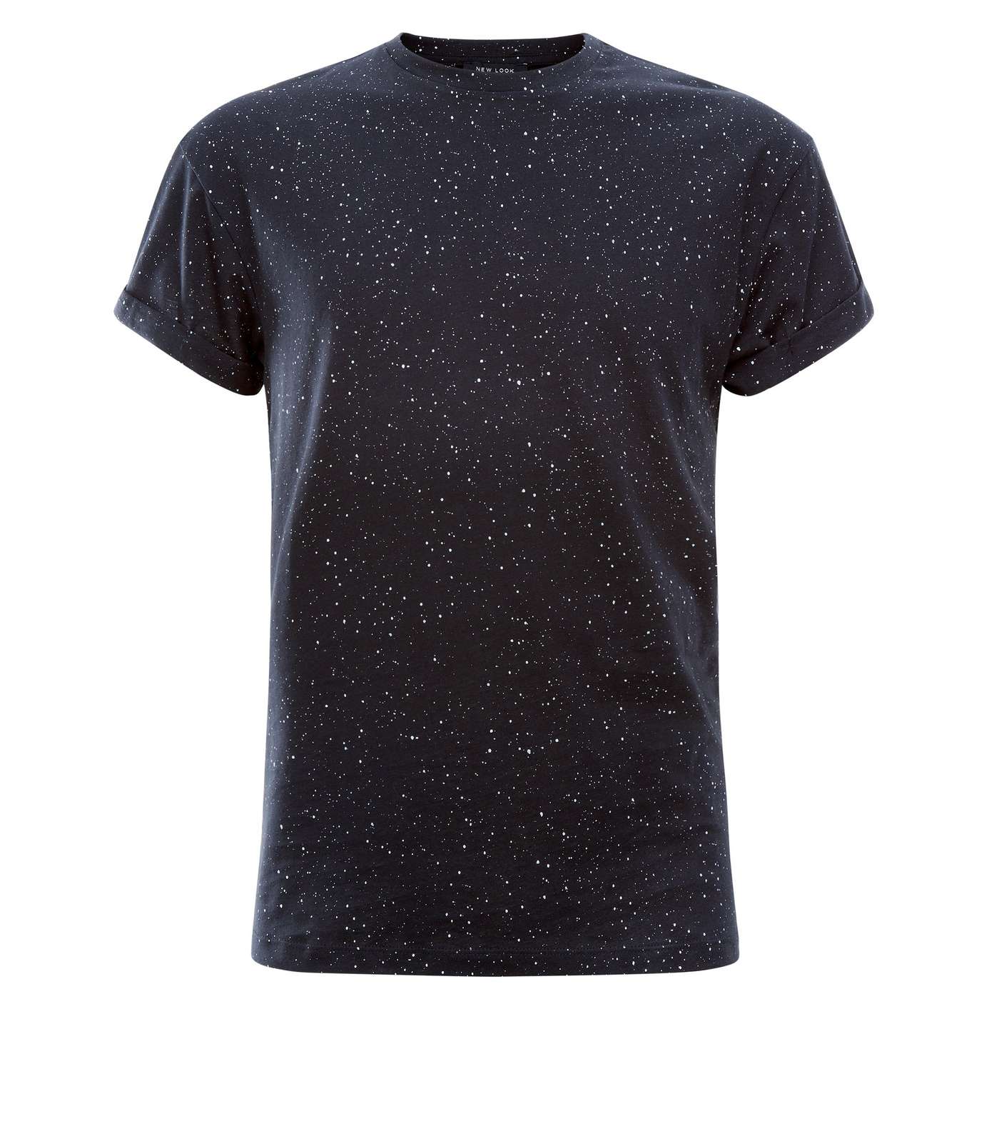 Black Spray Wash T-Shirt Image 4