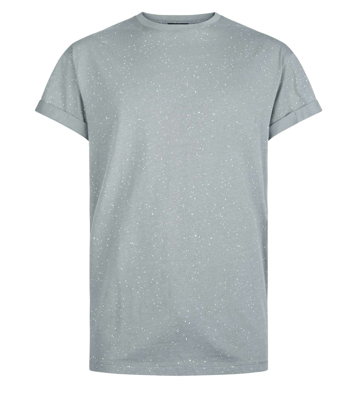 Olive Spray Wash T-Shirt Image 4