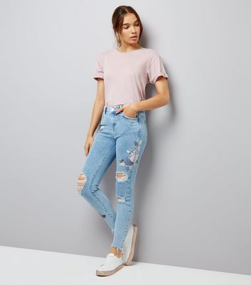 new look frayed hem jeans