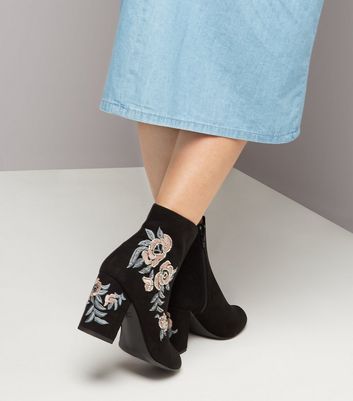 new look wide ankle boots
