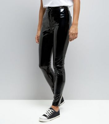 petite high waisted skinny trousers