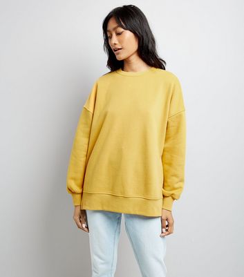 new look yellow hoodie