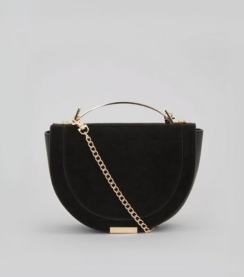 new look black cross body bag