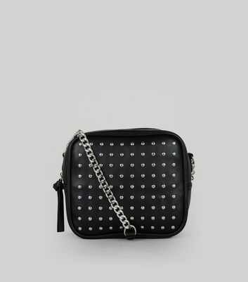 black studded bag