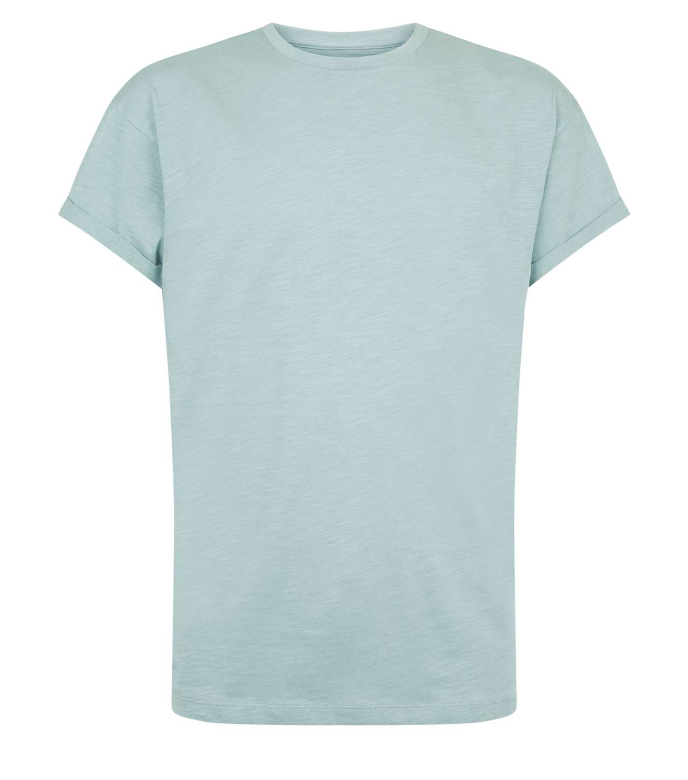 Green Rolled Sleeve T-Shirt Image 4
