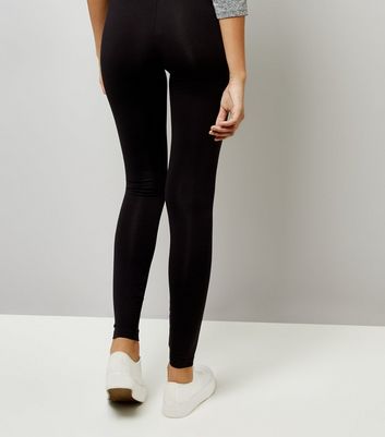 Black Ankle Length Leggings | New Look