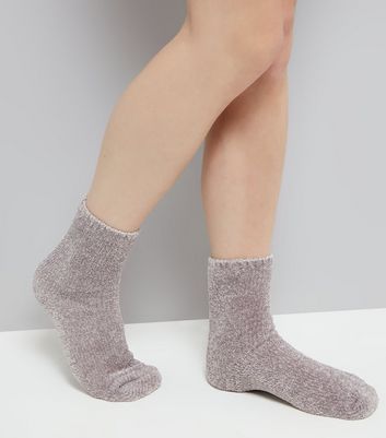 Grey Super Soft Slipper Socks | New Look