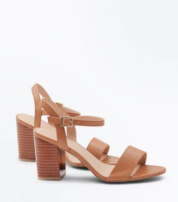tan wooden heels