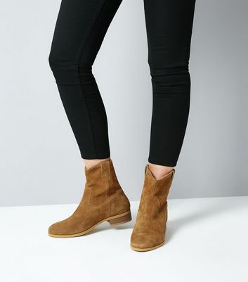 new look suedette chelsea ankle boot