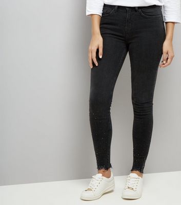 ankle grazer jeans new look