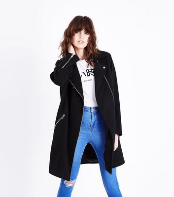 Long shop biker jacket