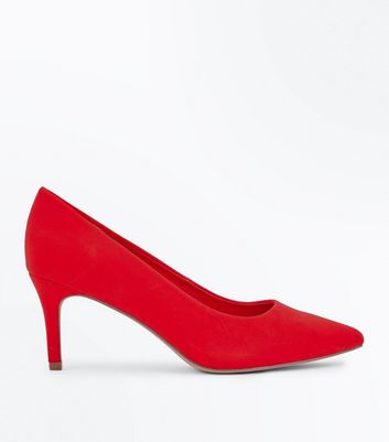 escarpin rouge new look