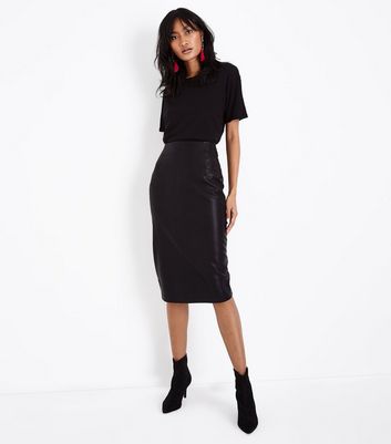 pencil skirt and ankle boots