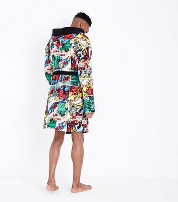 mens marvel dressing gown
