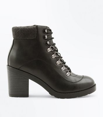 womens heeled hiker boots