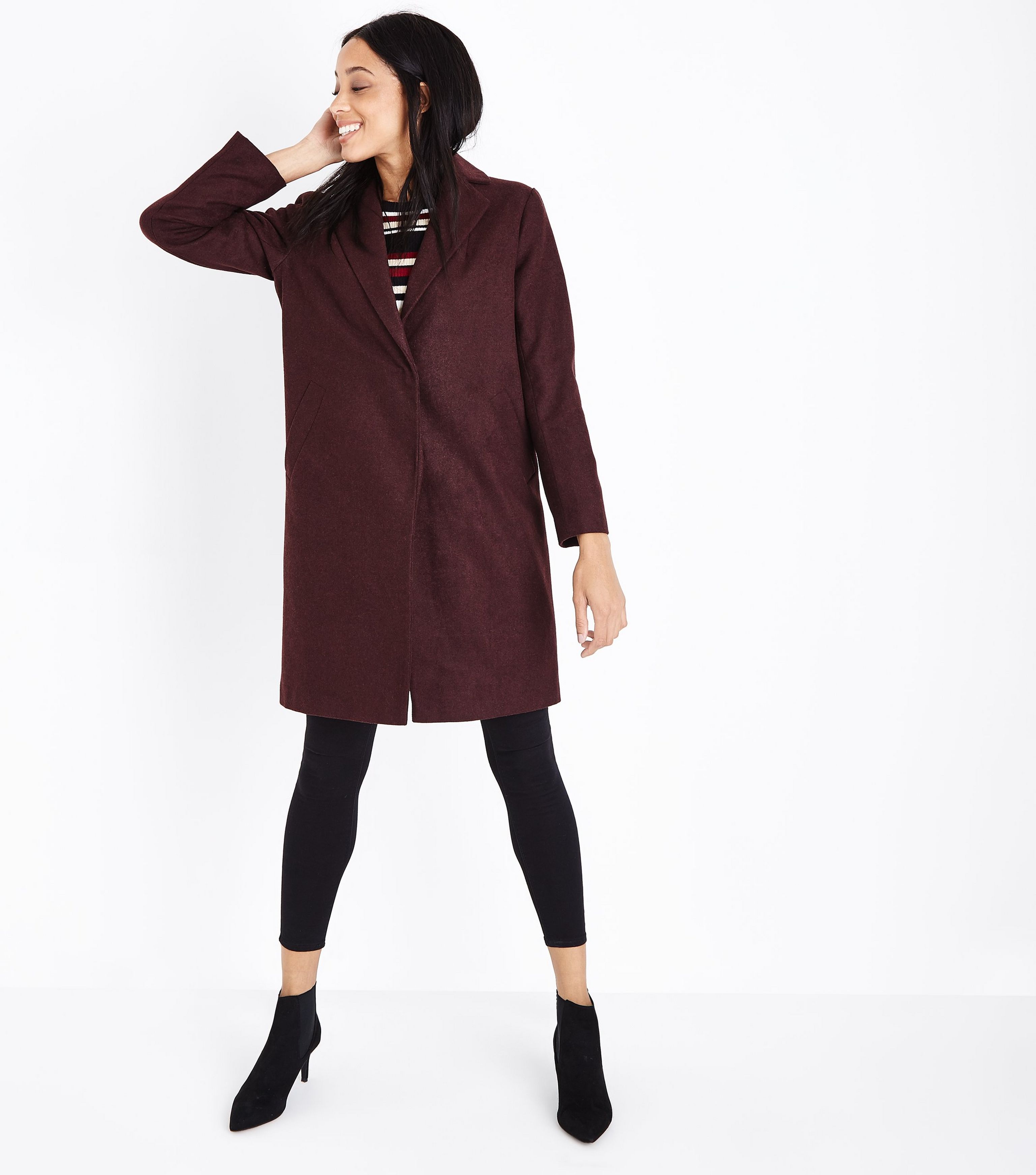 new look winter coat affordable high street fashion
