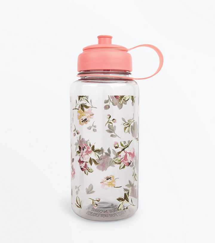 New Look Floral Print Large Water Bottle