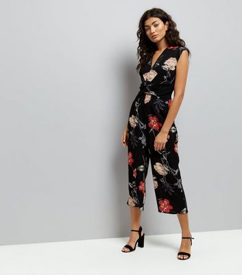 ax paris floral culotte jumpsuit