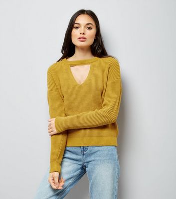 new look mustard jumper