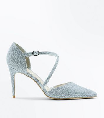 new look silver glitter shoes