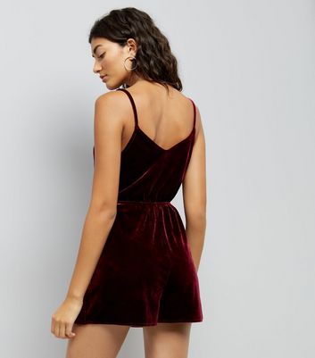velvet playsuits