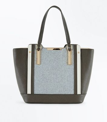 new look grey bag