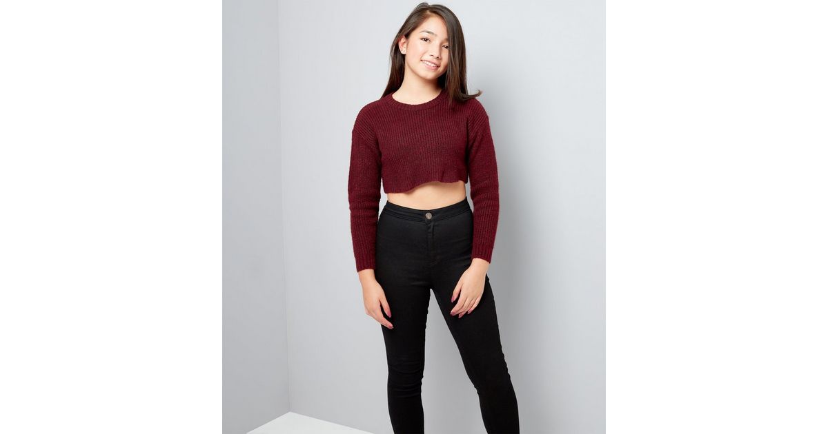 Pull court ado bordeaux | New Look