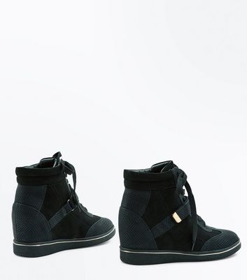 wedge trainer boots uk