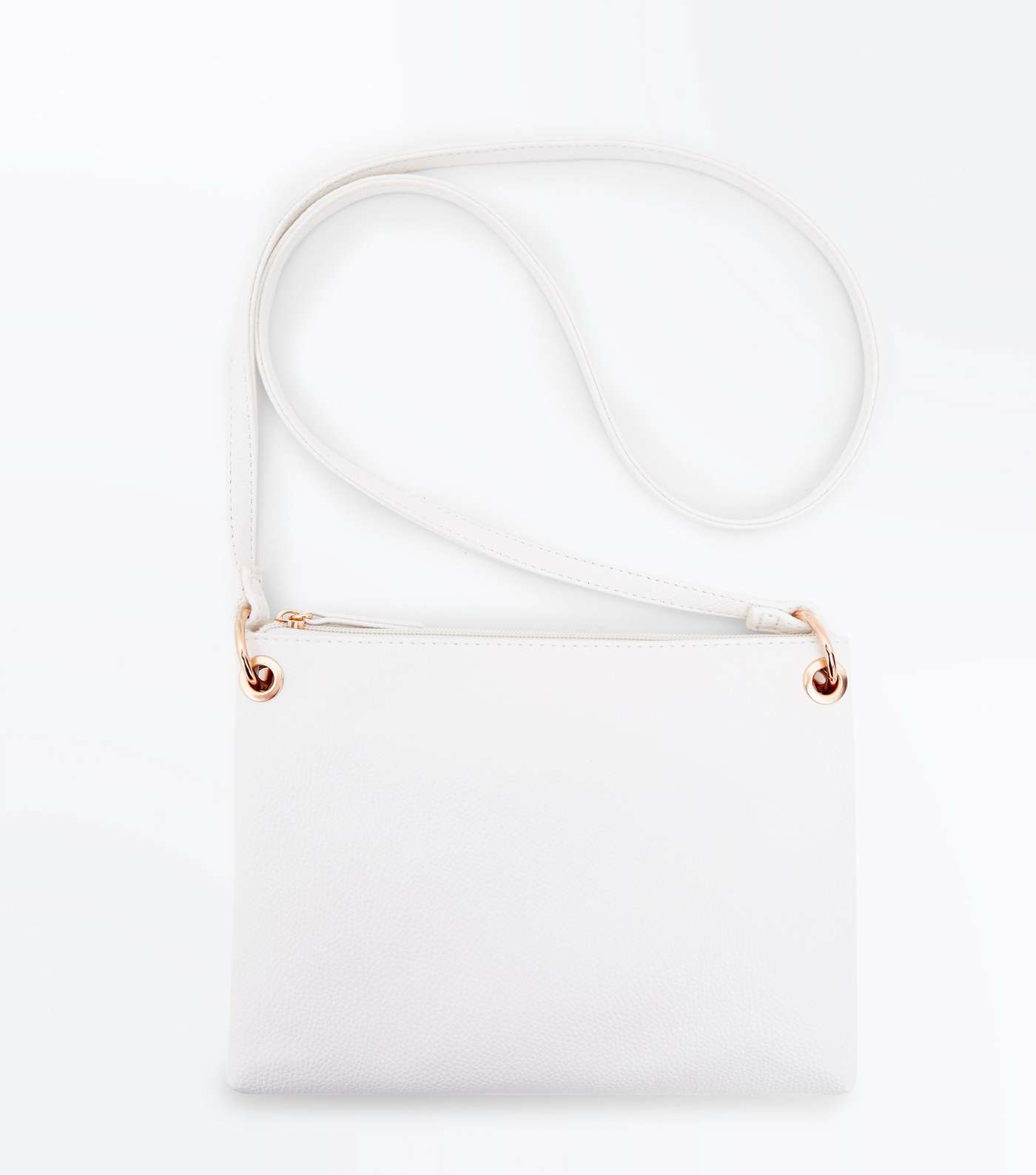 White Ring Side Cross Body Bag Image 4