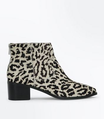 new look leopard boots