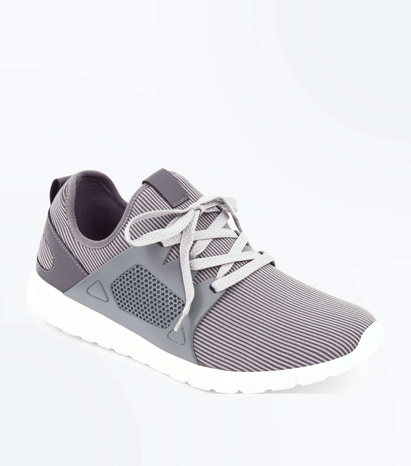 Grey Runner Lace Up Trainers