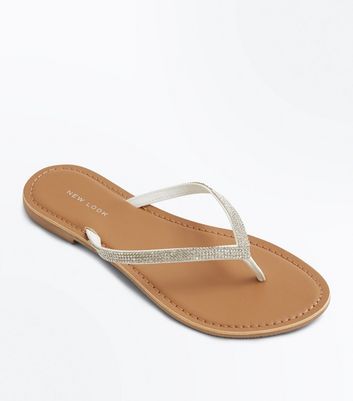 new look flip flops womens