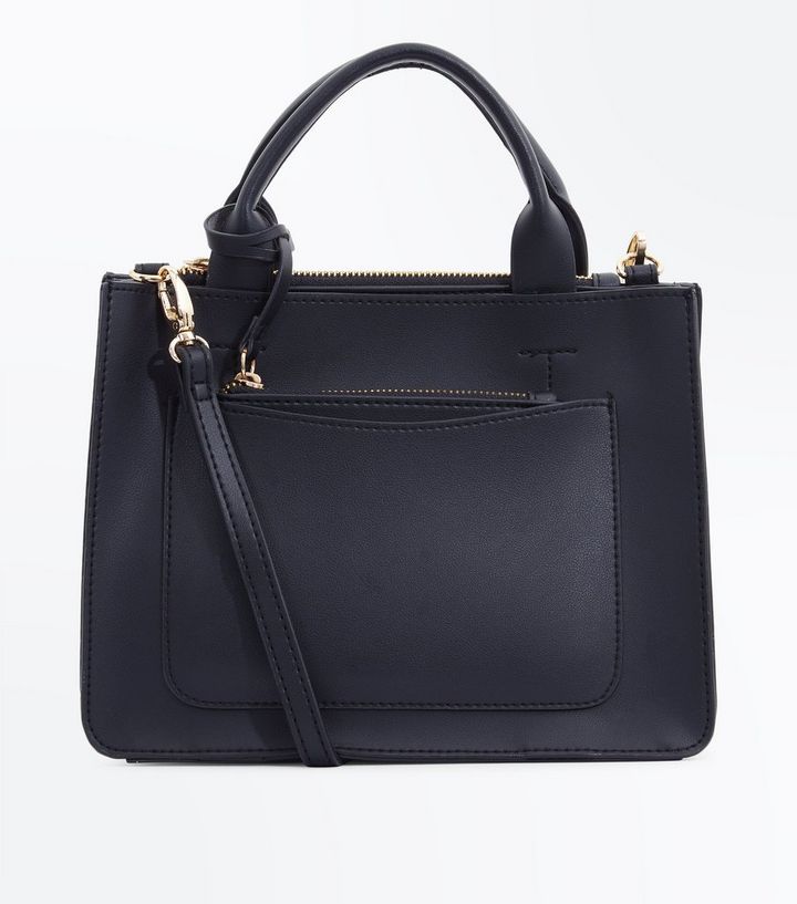 Black Zip Front Cross Body Bag Add To Saved Items Remove From