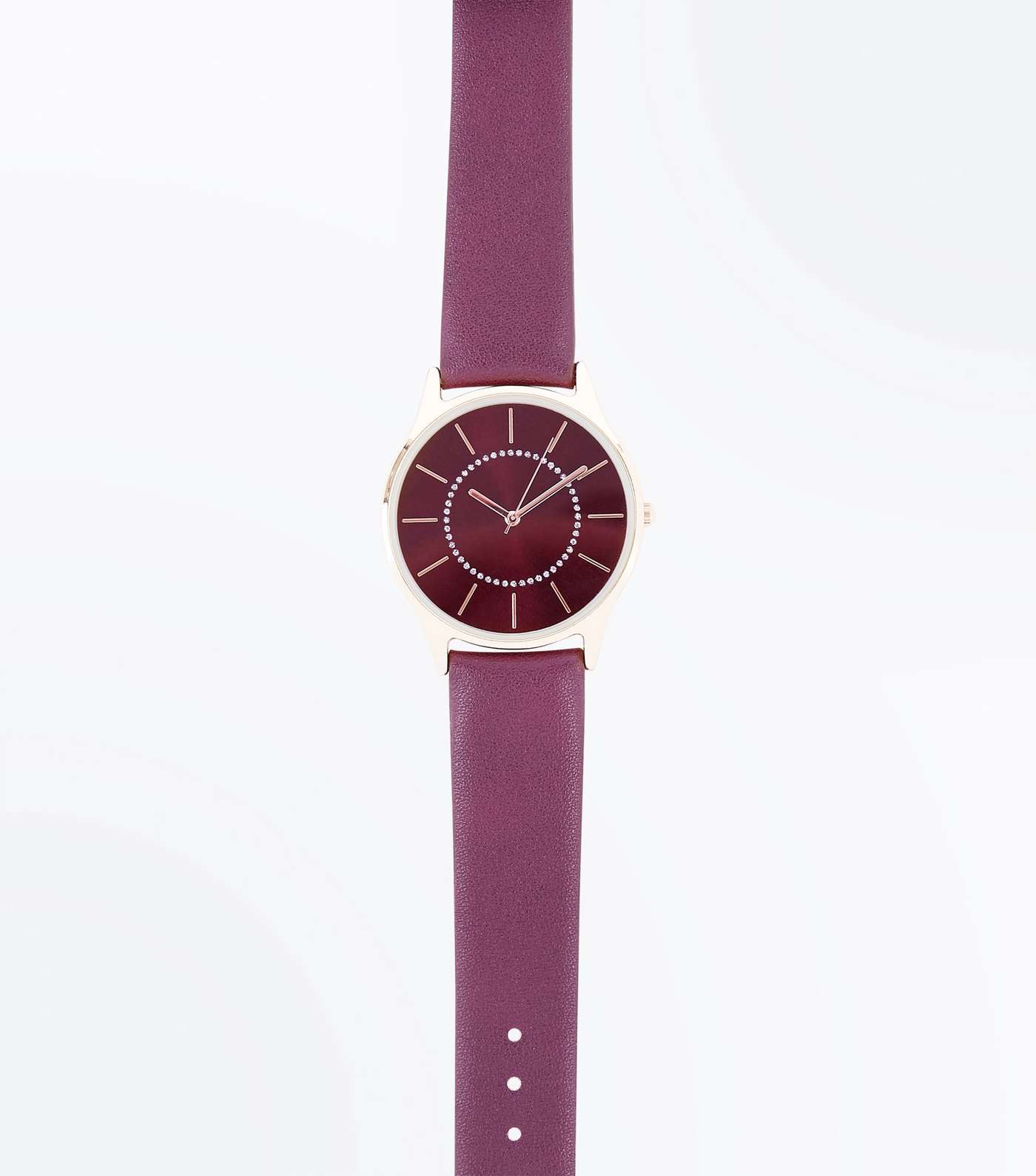 Purple Strap Watch 