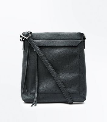 new look black cross body bag