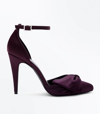 purple heels new look