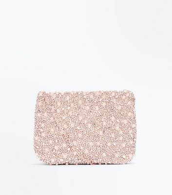 new look rose gold bag