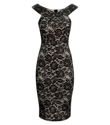 ax paris black lace dress