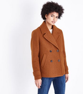 rust peacoat
