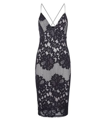 ax paris black lace dress