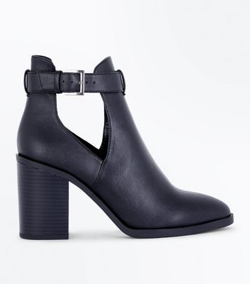 booties with heel cut out