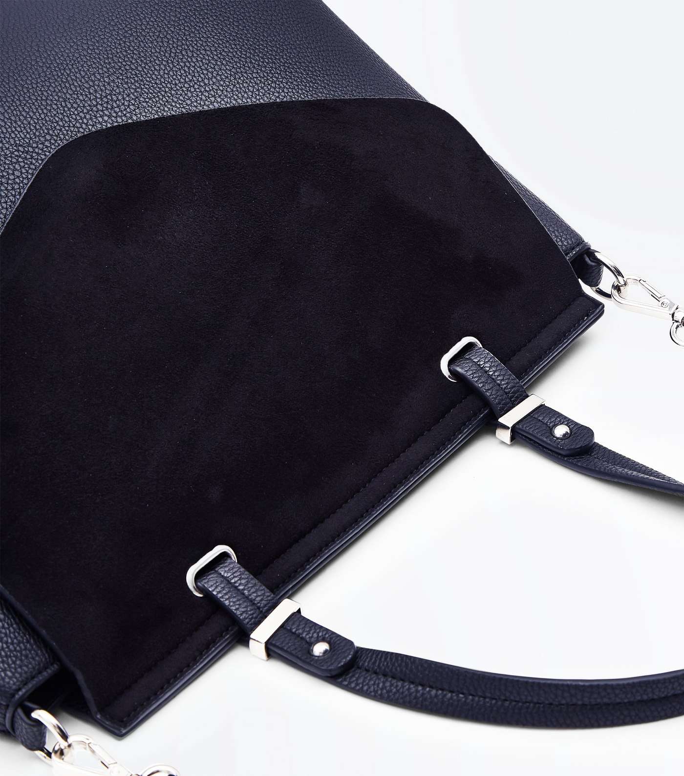 Black Top Handle Satchel Bag Image 3