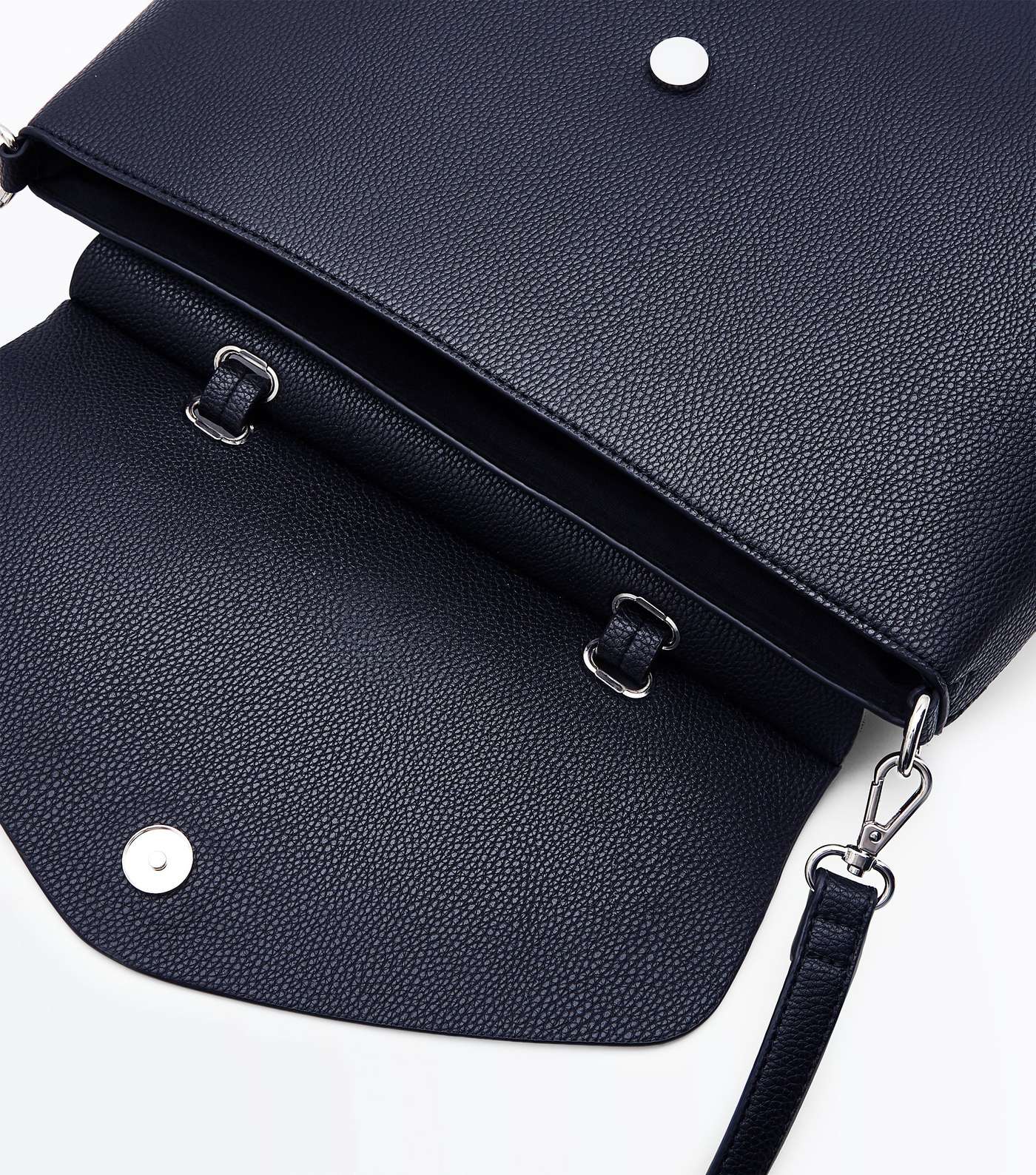 Black Top Handle Satchel Bag Image 5