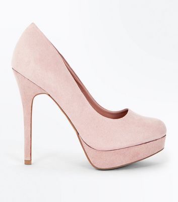 nude platform court shoes