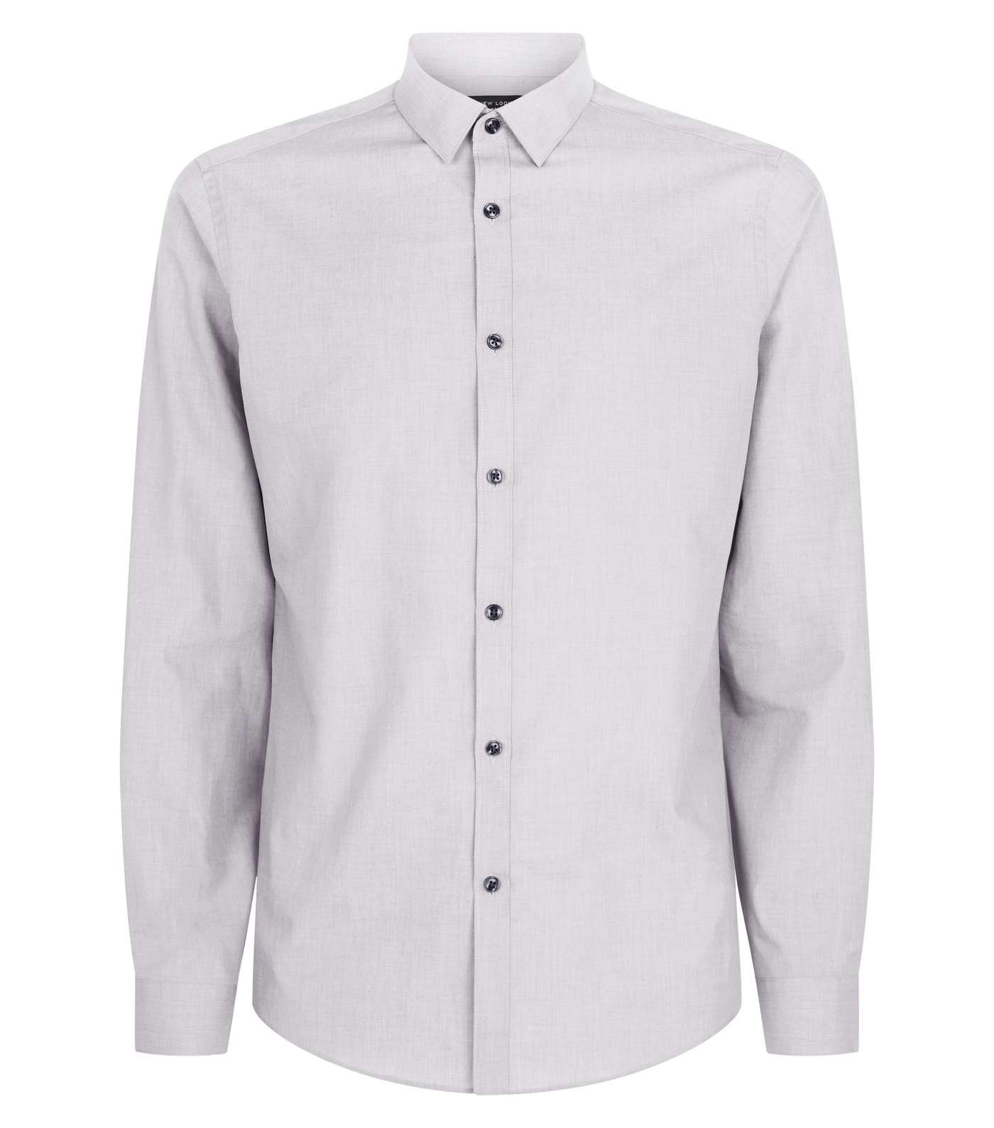 Pale Grey Long Sleeve Shirt Image 4