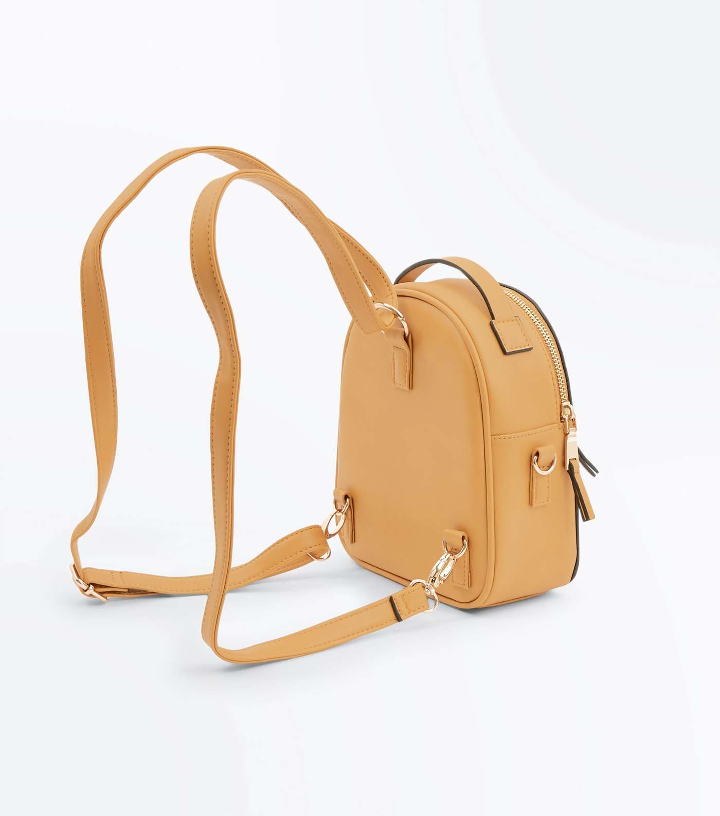 Mustard Convertible Strap Micro Backpack Image 6